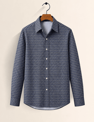 BK Micro Checks Full Sleeves Shirt