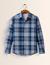 Blue Checks Full Sleeves Shirt