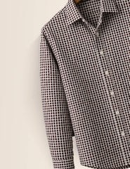 Micro Checks Full Sleeves Shirt