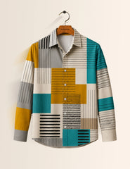 YL BL Square Full Sleeves Shirt