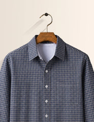 BK Micro Checks Full Sleeves Shirt