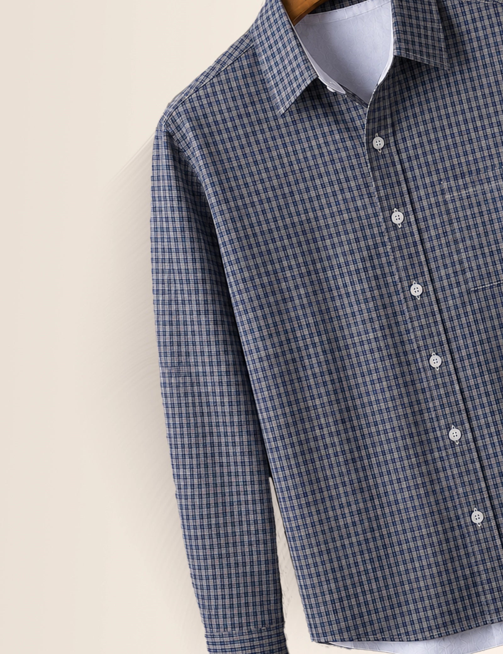 BK Micro Checks Full Sleeves Shirt