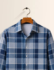 Blue Checks Full Sleeves Shirt