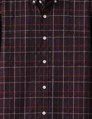 Maroon Checks Full Sleeves Shirt