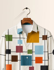 Multi Square Full Sleeves Shirt