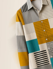 YL BL Square Full Sleeves Shirt